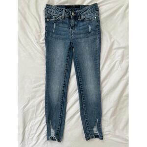 Joe’s jeans Girls size 8 destructed jeans